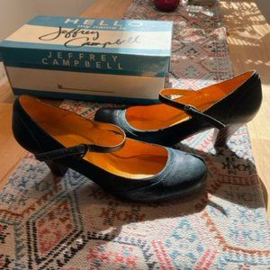 Jeffrey Campbell Blue Mary Jane heels